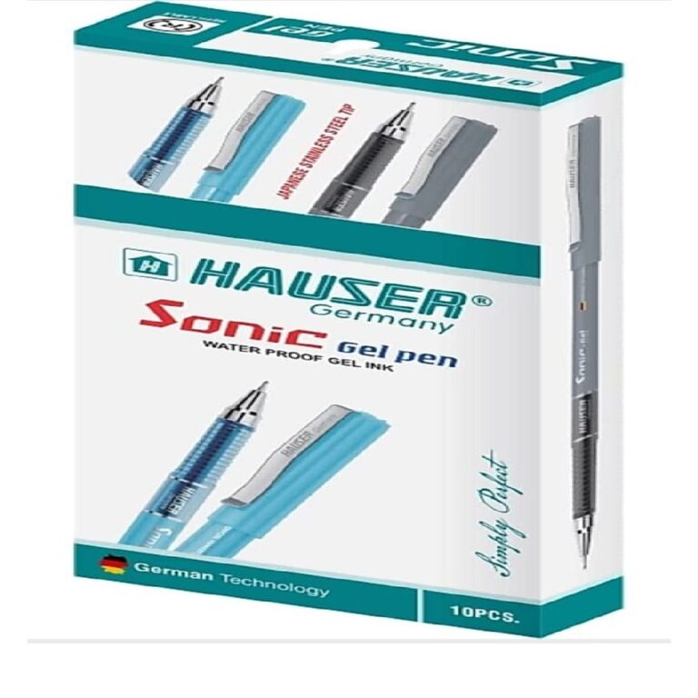 Hauser Sonic Gel Pen Pack Of 10 Officedel